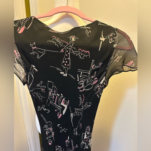 ECI New York 100% Silk Dress Size 4 - Picture 3 of 4